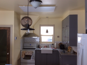 infrared heating in a kitchen